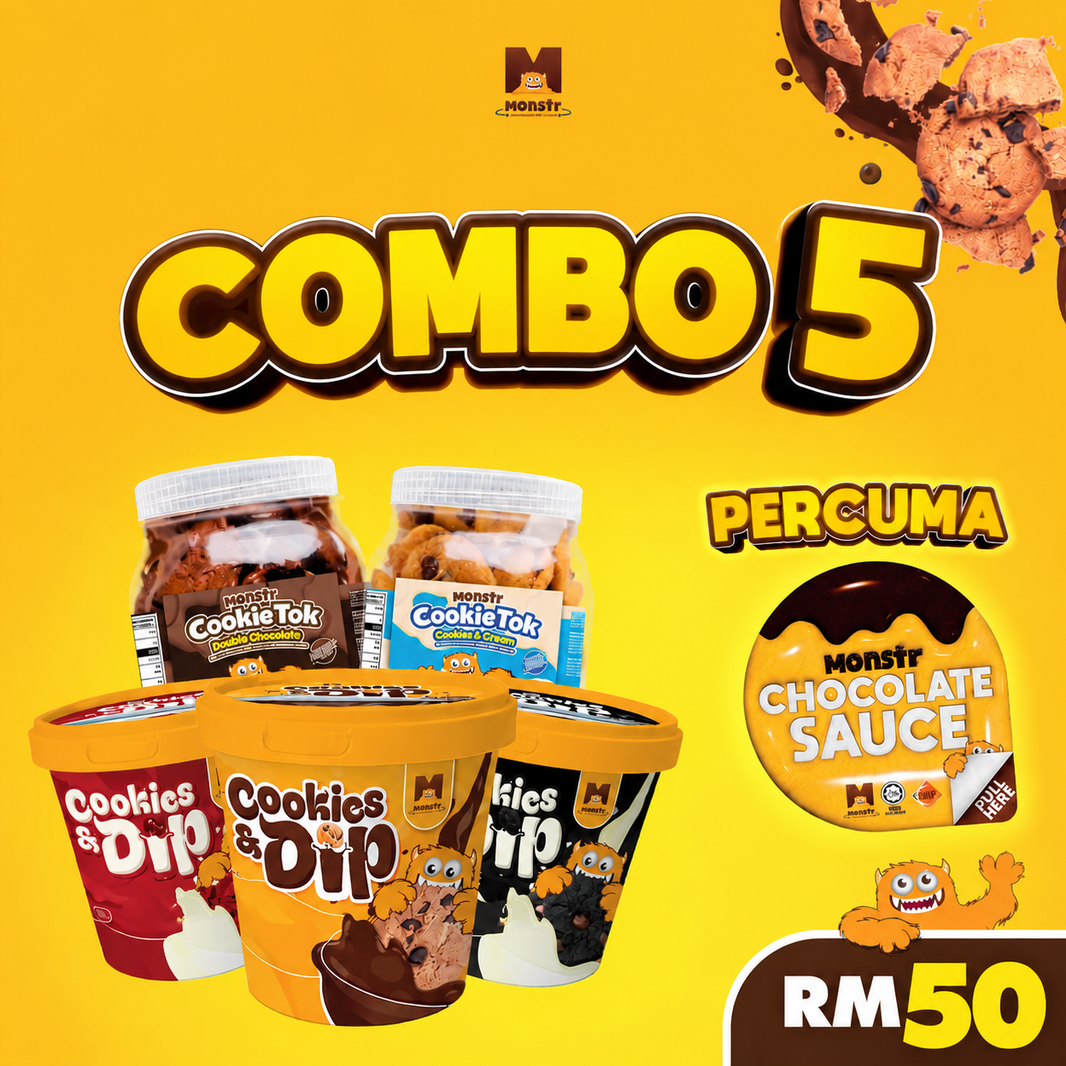 Combo 5 Cookies & Dip