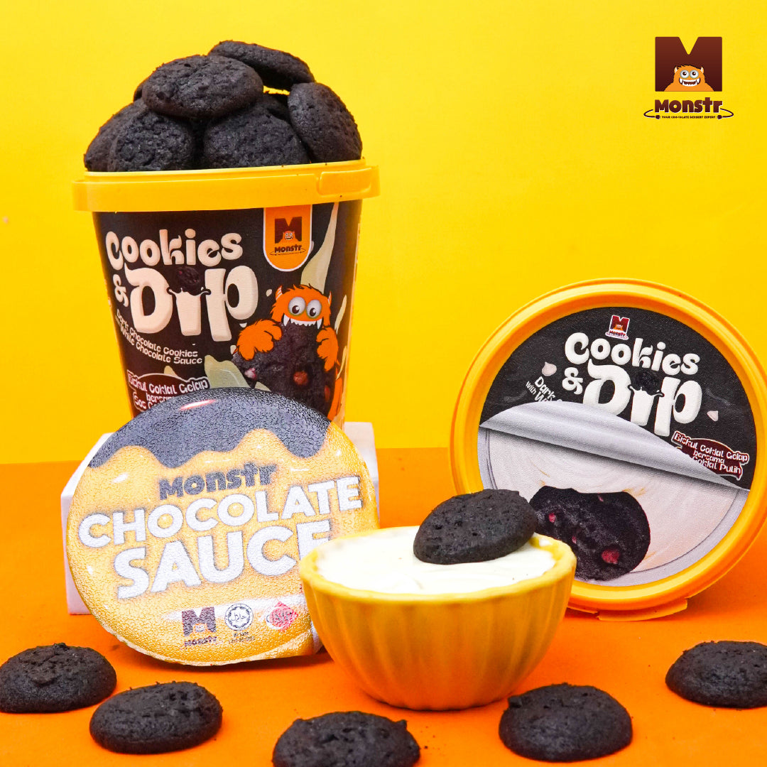 Cookies & Dip Dark Chocolate Cookies