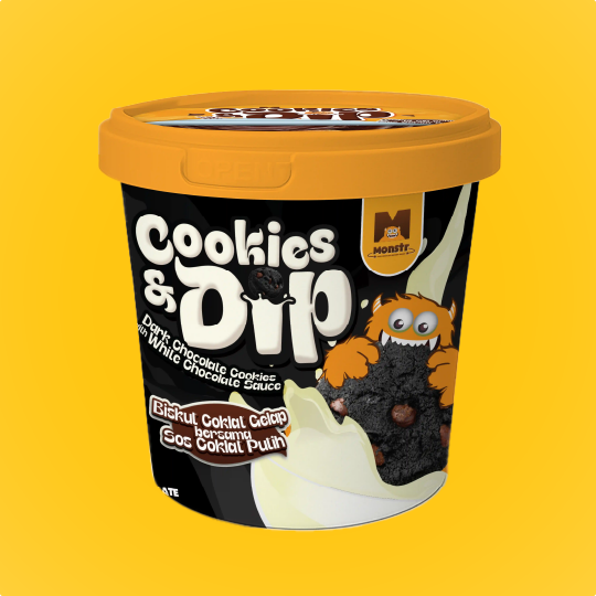 Cookies & Dip Dark Chocolate Cookies