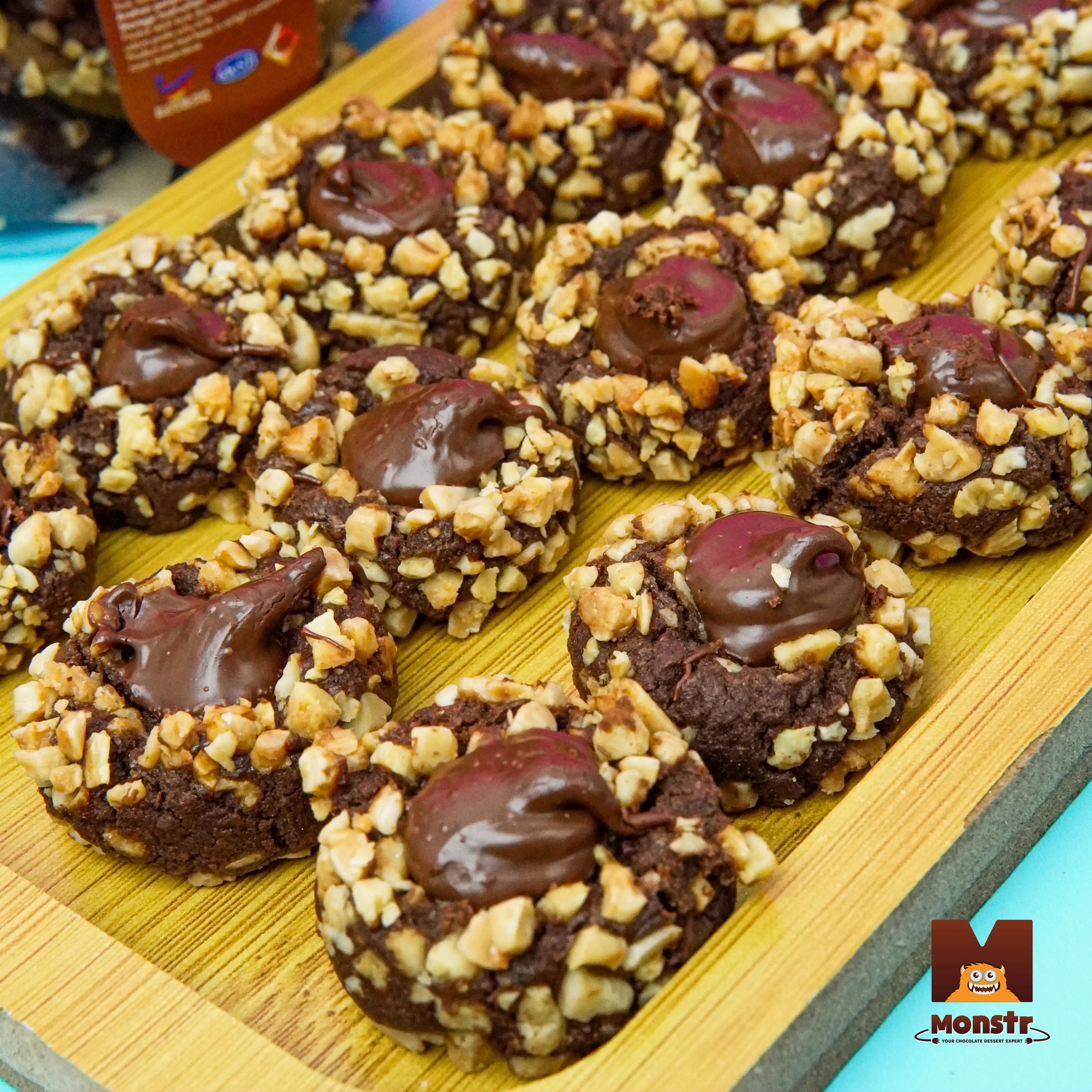 Button Cookies - Nutella