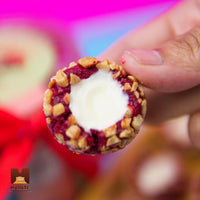 Button Cookies - Red Velvet