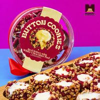 Button Cookies - Red Velvet