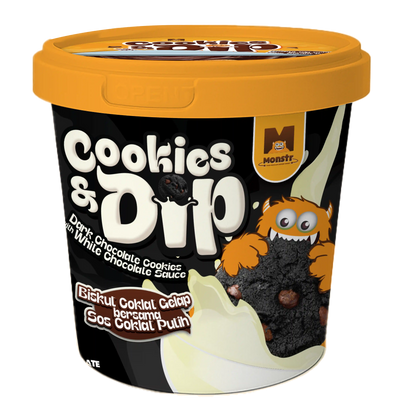 Cookies & Dip Dark Chocolate Cookies