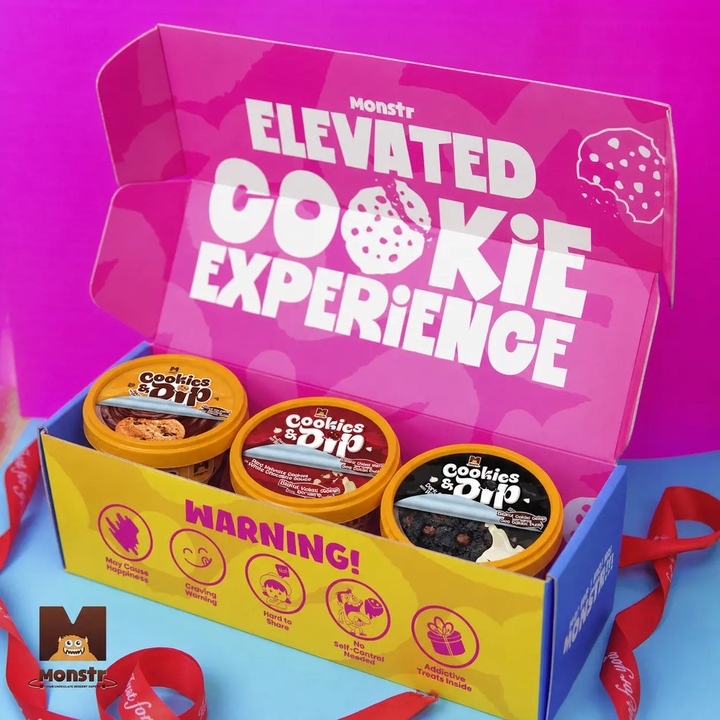 Monstr Treat Box - Cookies & Dip